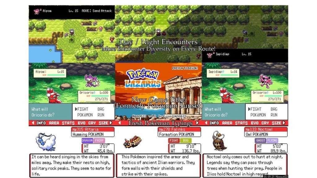 Pokemon Lazarus Gameplay